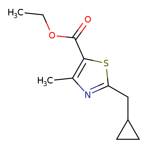 ethyl 2-(cyclopropylmethyl)-4-methyl-1,3-thiazole-5-carboxylate