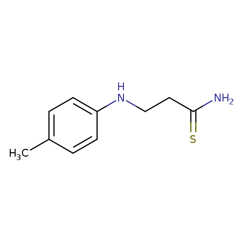 3-[(4-methylphenyl)amino]propanethioamide