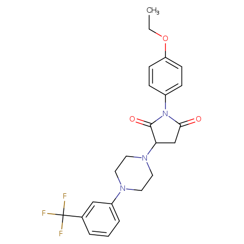 1-(4-ethoxyphenyl)-3-{4-[3-(trifluoromethyl)phenyl]piperazin-1-yl}pyrrolidine-2,5-dione