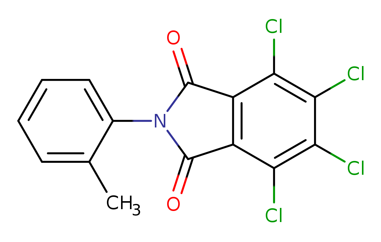 1H-Isoindole-1,3(2H)-dione, 4,5,6,7-tetrachloro-2-(2-methylphenyl)-
