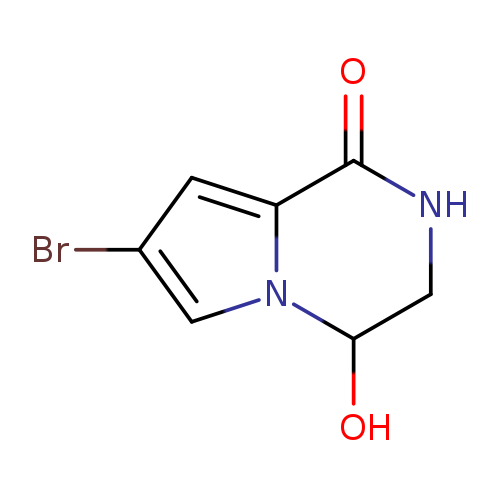 7-bromo-4-hydroxy-1H,2H,3H,4H-pyrrolo[1,2-a]pyrazin-1-one