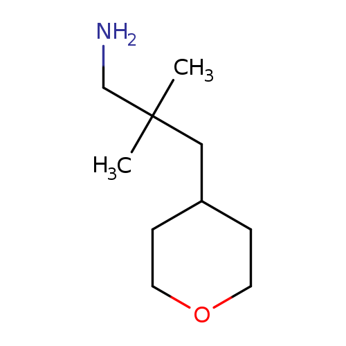 2,2-dimethyl-3-(oxan-4-yl)propan-1-amine