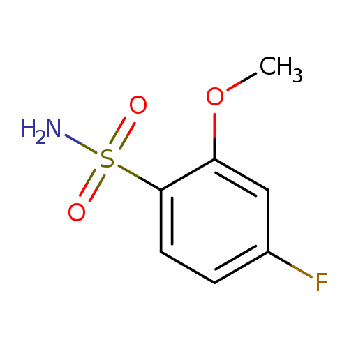 4-fluoro-2-methoxybenzene-1-sulfonamide