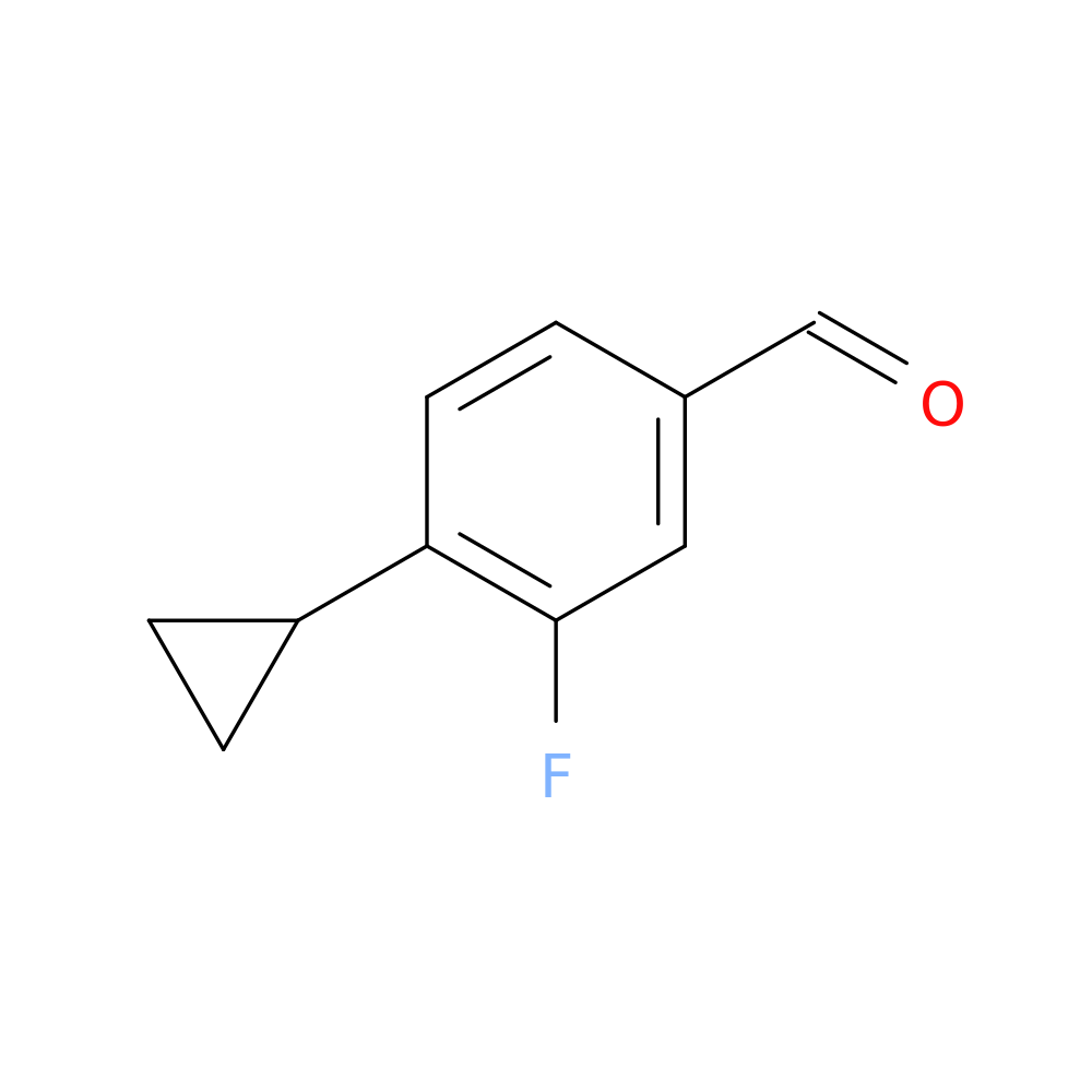 4-Cyclopropyl-3-fluorobenzaldehyde