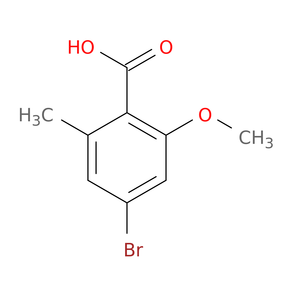 4-Bromo-2-methoxy-6-methylbenzoic acid