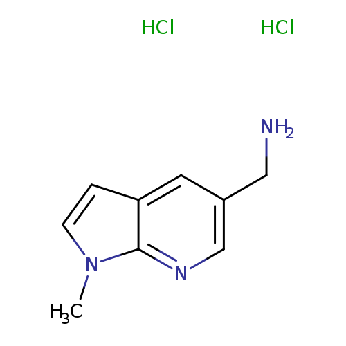 (1-methylpyrrolo[2,3-b]pyridin-5-yl)methanamine;dihydrochloride