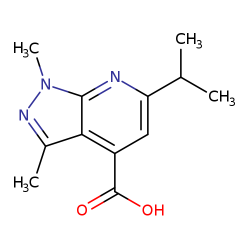 6-Isopropyl-1,3-dimethyl-1h-pyrazolo[3,4-b]pyridine-4-carboxylic acid