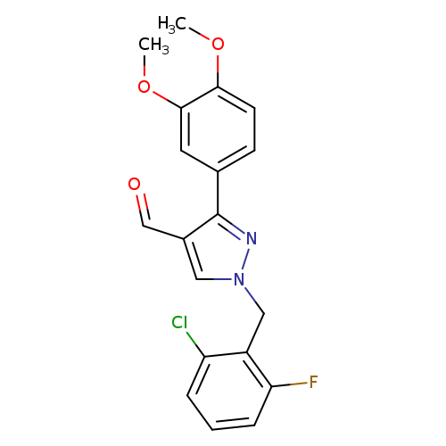 1-(2-Chloro-6-fluorobenzyl)-3-(3,4-dimethoxyphenyl)-1h-pyrazole-4-carbaldehyde