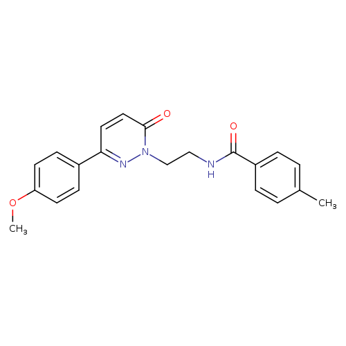 N-{2-[3-(4-methoxyphenyl)-6-oxo-1,6-dihydropyridazin-1-yl]ethyl}-4-methylbenzamide
