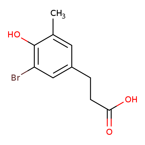 Benzenepropanoic acid, 3-bromo-4-hydroxy-5-methyl-