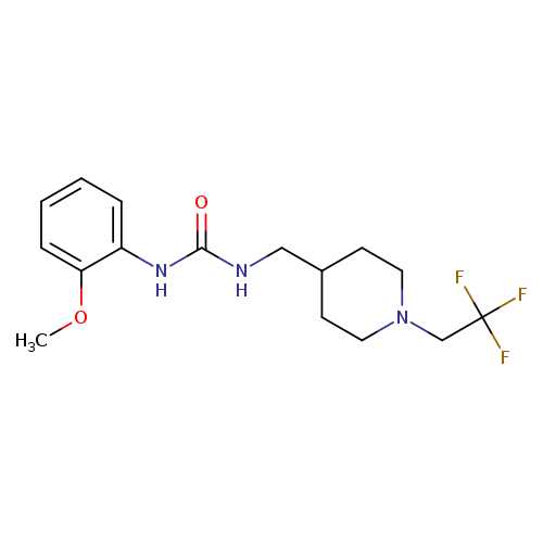 1-(2-methoxyphenyl)-3-{[1-(2,2,2-trifluoroethyl)piperidin-4-yl]methyl}urea