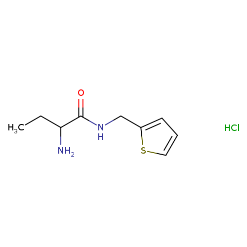 2-amino-N-[(thiophen-2-yl)methyl]butanamide hydrochloride