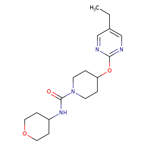 4-[(5-ethylpyrimidin-2-yl)oxy]-N-(oxan-4-yl)piperidine-1-carboxamide