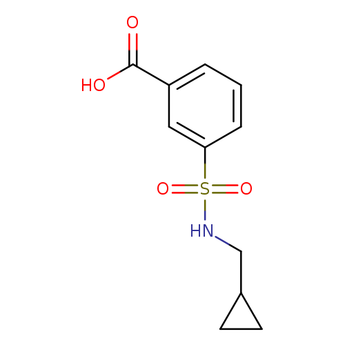 3-[(cyclopropylmethyl)sulfamoyl]benzoic acid