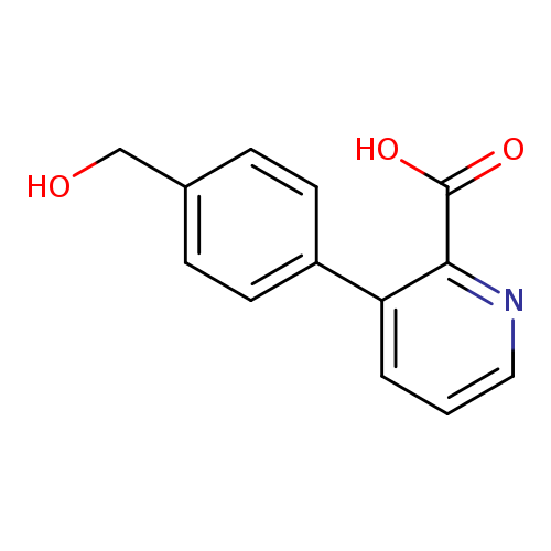 3-(4-Hydroxymethylphenyl)picolinic acid