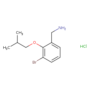3-Bromo-2-isobutoxy-benzylamine hydrochloride