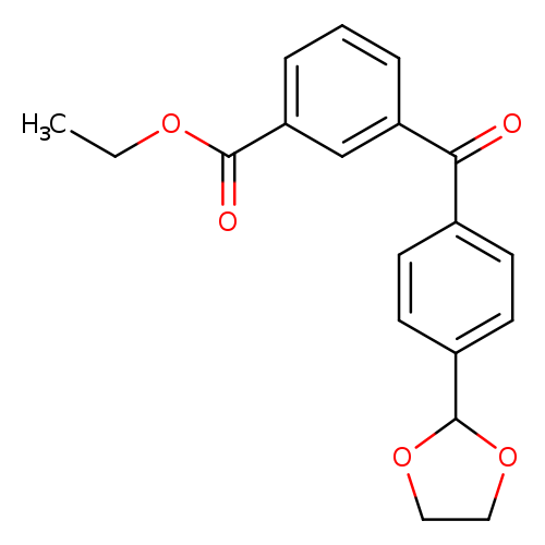 3-Carboethoxy-4'-(1,3-dioxolan-2-yl)benzophenone