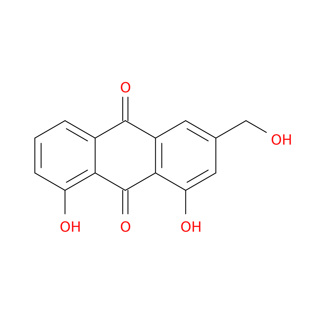 9,10-Anthracenedione, 1,8-dihydroxy-3-(hydroxymethyl)-