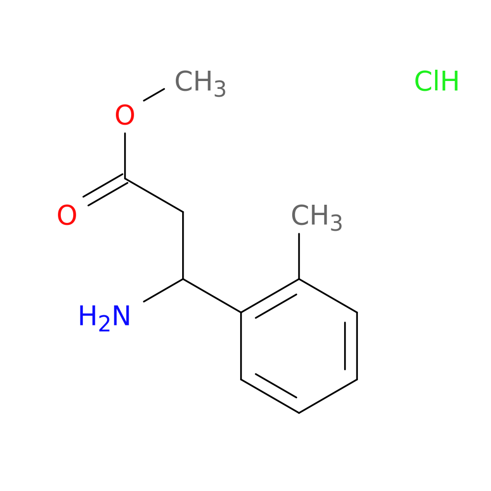 methyl 3-amino-3-(2-methylphenyl)propanoate hydrochloride