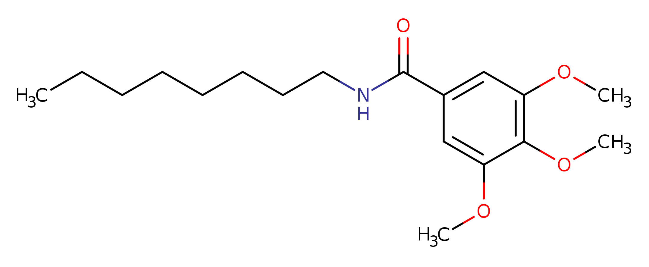 3,4,5-trimethoxy-N-octylbenzamide