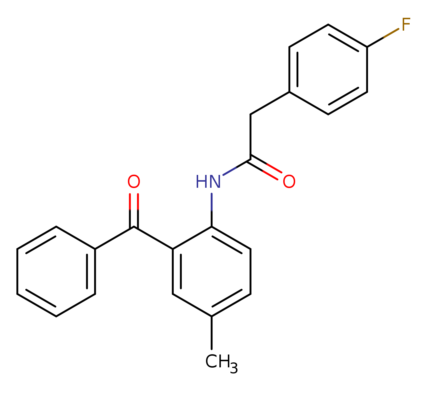 N-(2-benzoyl-4-methylphenyl)-2-(4-fluorophenyl)acetamide