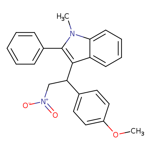 3-[1-(4-methoxyphenyl)-2-nitroethyl]-1-methyl-2-phenyl-1H-indole