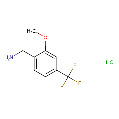 1-[2-methoxy-4-(trifluoromethyl)phenyl]methanaminehydrochloride