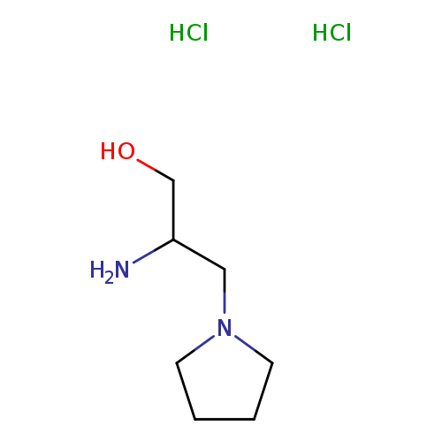 2-amino-3-(pyrrolidin-1-yl)propan-1-ol dihydrochloride