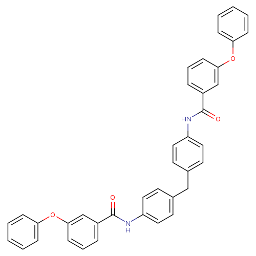 3-phenoxy-N-(4-{[4-(3-phenoxybenzamido)phenyl]methyl}phenyl)benzamide