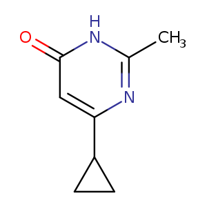 4(1H)-Pyrimidinone, 6-cyclopropyl-2-methyl- (9CI)