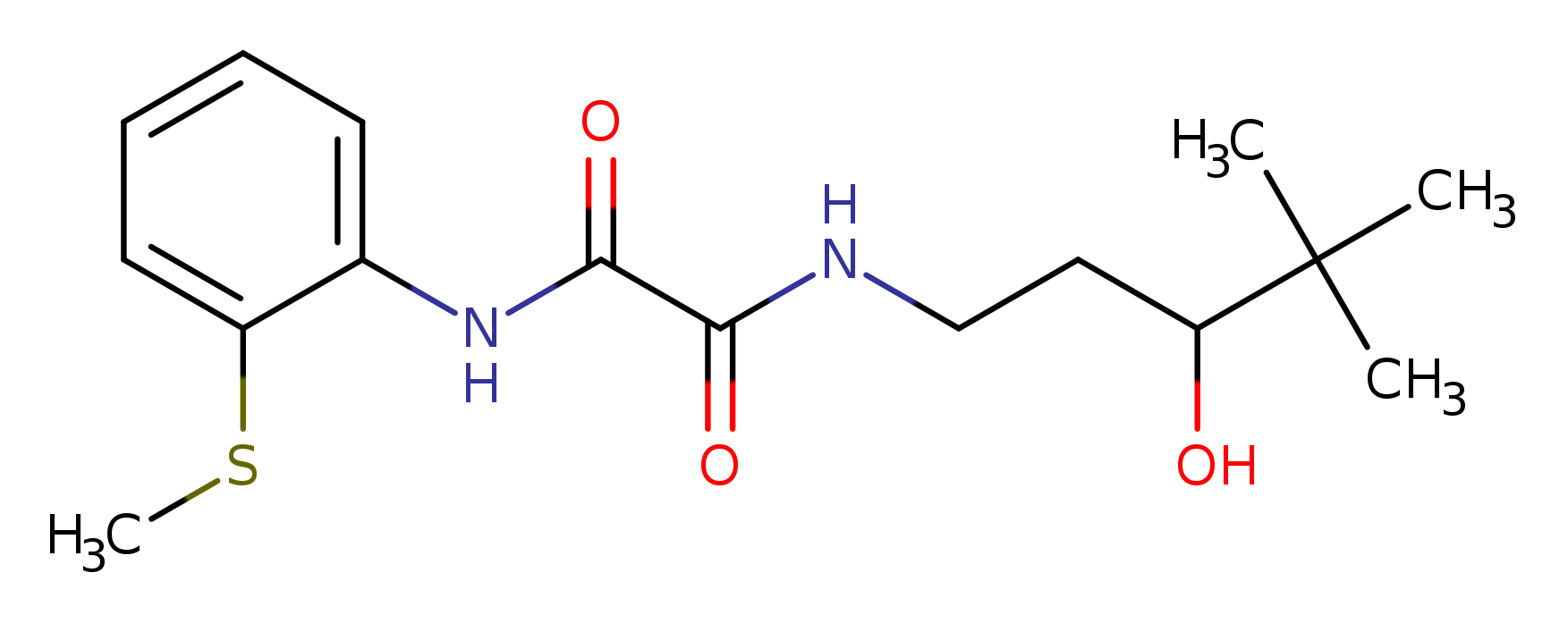 N-(3-hydroxy-4,4-dimethylpentyl)-N'-[2-(methylsulfanyl)phenyl]ethanediamide