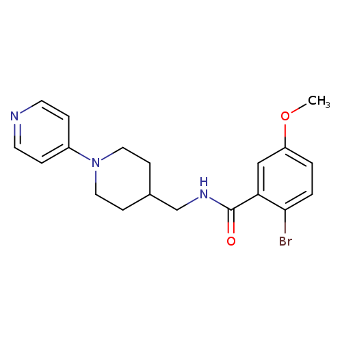 2-bromo-5-methoxy-N-{[1-(pyridin-4-yl)piperidin-4-yl]methyl}benzamide