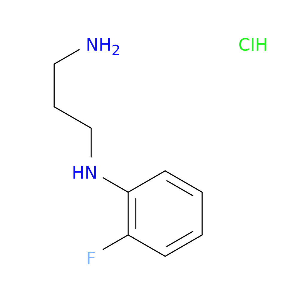 N1-(2-fluorophenyl)propane-1,3-diamine hydrochloride