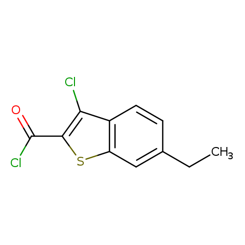 3-Chloro-6-ethyl-1-benzothiophene-2-carbonyl chloride