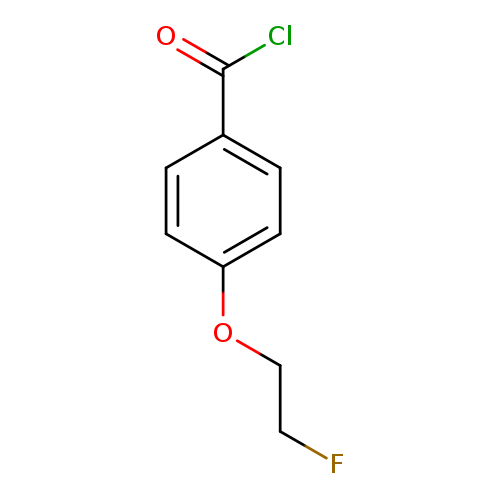 Benzoyl chloride, 4-(2-fluoroethoxy)- (9CI)