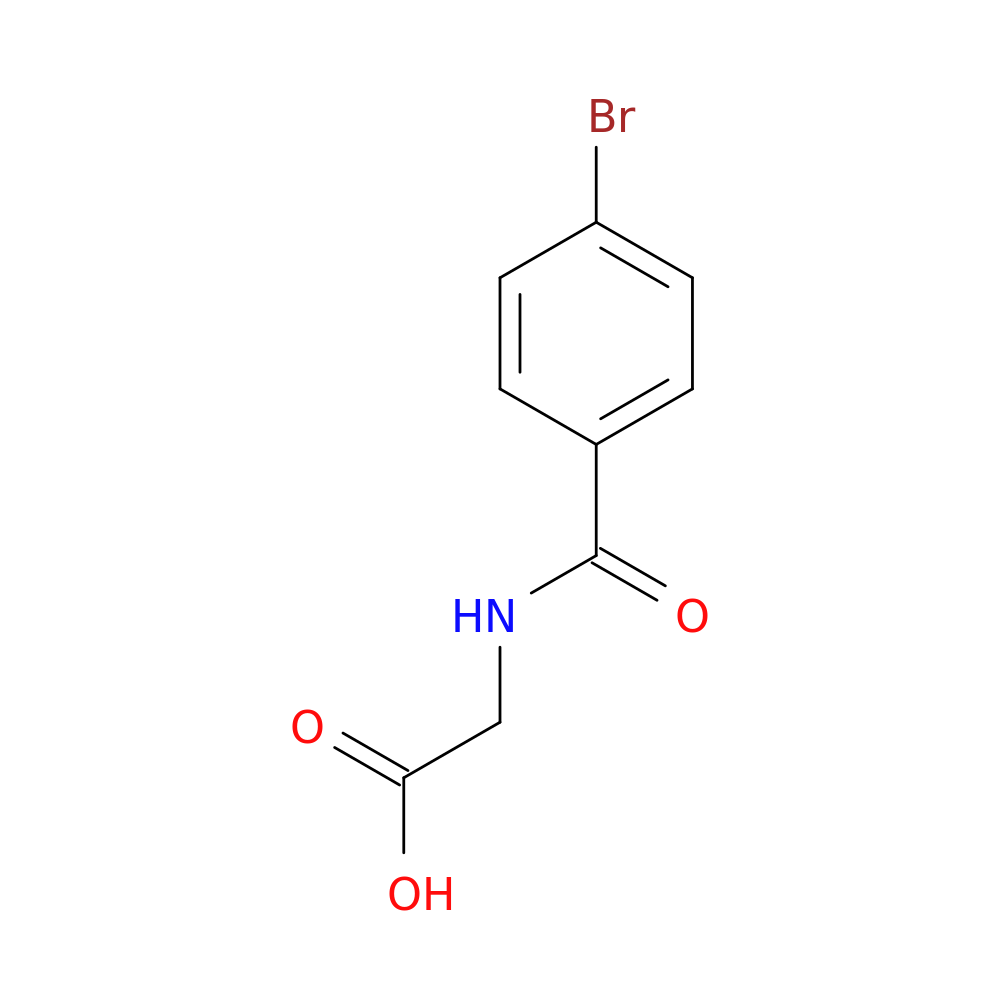 2-(4-Bromobenzamido)acetic acid