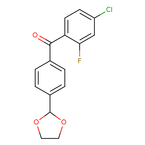 4-Chloro-4'-(1,3-dioxolan-2-yl)-2-fluorobenzophenone