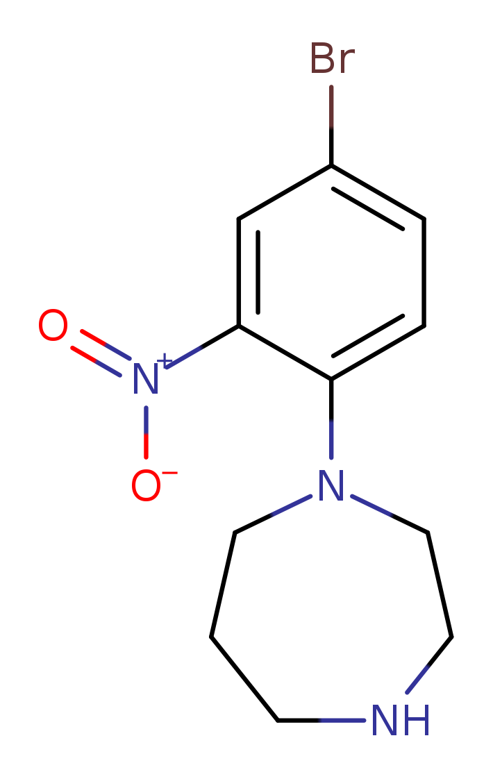 1-(4-bromo-2-nitrophenyl)-1,4-diazepane