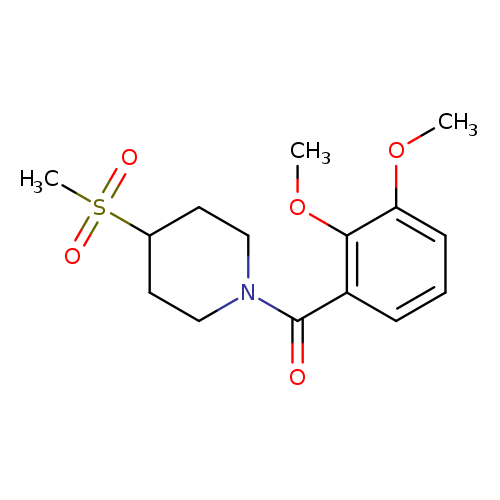 1-(2,3-dimethoxybenzoyl)-4-methanesulfonylpiperidine