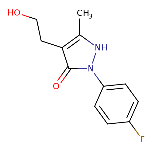2-(4-Fluorophenyl)-4-(2-hydroxyethyl)-5-methyl-2,3-dihydro-1h-pyrazol-3-one