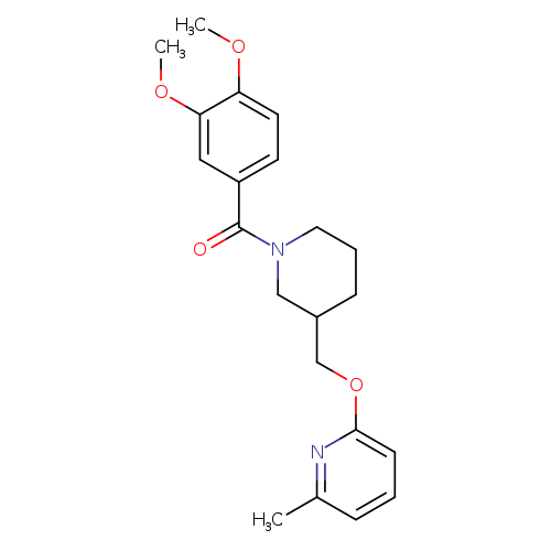 2-{[1-(3,4-dimethoxybenzoyl)piperidin-3-yl]methoxy}-6-methylpyridine