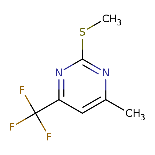 Pyrimidine, 4-methyl-2-(methylthio)-6-(trifluoromethyl)-
