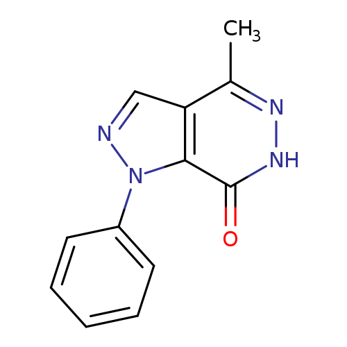 4-Methyl-1-phenyl-1,6-dihydro-7H-pyrazolo[3,4-d]pyridazin-7-one