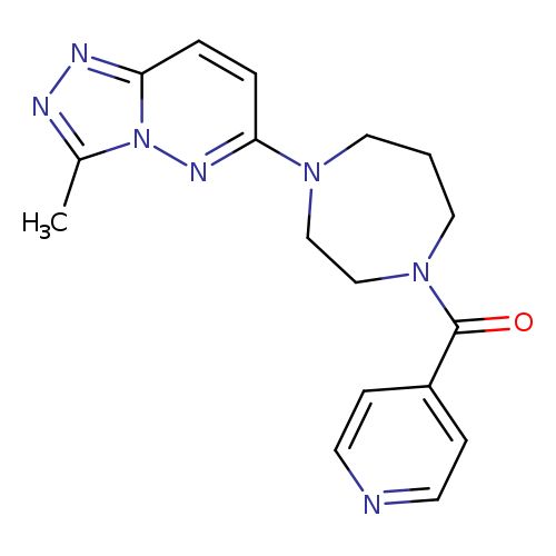 1-{3-methyl-[1,2,4]triazolo[4,3-b]pyridazin-6-yl}-4-(pyridine-4-carbonyl)-1,4-diazepane