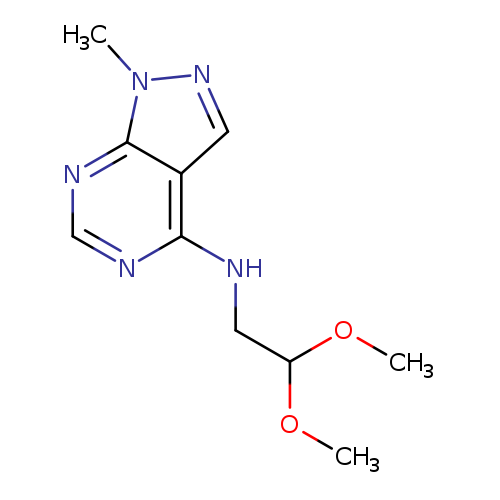 N-(2,2-dimethoxyethyl)-1-methyl-1H-pyrazolo[3,4-d]pyrimidin-4-amine