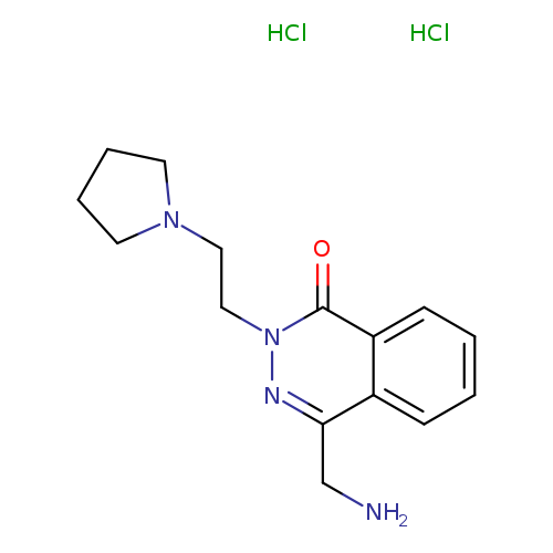 4-(Aminomethyl)-2-(2-(pyrrolidin-1-yl)ethyl)phthalazin-1(2h)-one dihydrochloride