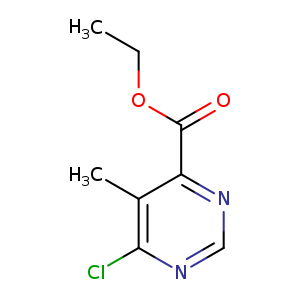 4-Pyrimidinecarboxylic acid, 6-chloro-5-methyl-, ethyl ester