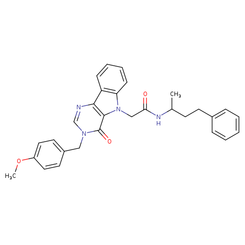 2-{3-[(4-methoxyphenyl)methyl]-4-oxo-3H,4H,5H-pyrimido[5,4-b]indol-5-yl}-N-(4-phenylbutan-2-yl)acetamide