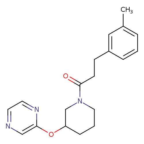 3-(3-methylphenyl)-1-[3-(pyrazin-2-yloxy)piperidin-1-yl]propan-1-one