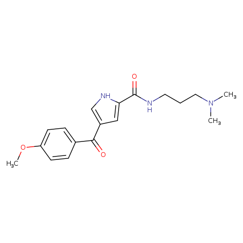 N-[3-(dimethylamino)propyl]-4-(4-methoxybenzoyl)-1H-pyrrole-2-carboxamide